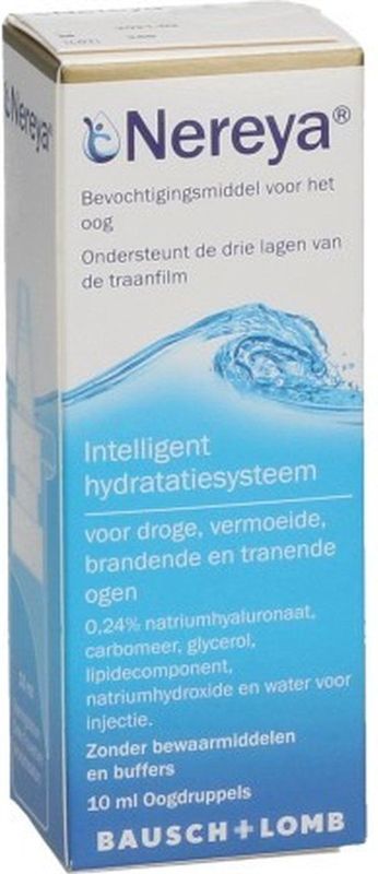 Nereya - Oogdruppels - 10ml - Bevochtigingsmiddel voor het Oog