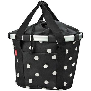 Mand reisenthel zwart dots klickfix - ZWART