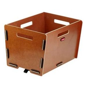 Klickfix - Radkiste - Mand - Natural Wood - Voor Dragers - 40cm Breed