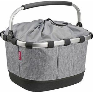 KlickFix Reisenthel Carrybag GT Fietsmand voor Racktime, grijs
