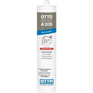 Ottoseal - A205 - Acrylaatkit - Zwart - 310 ml