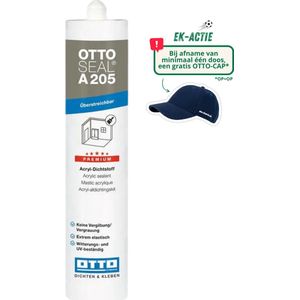 Ottoseal - A205 - Acrylaatkit - Betongrijs - 310 ml