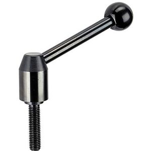 HALDER Verstelbare klemhendel met draadstift M10 x 50 mm.