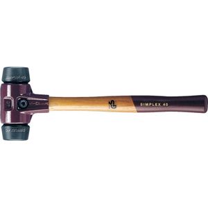 Kunst. hamer SIMPLEX 30mm rubber, Halder