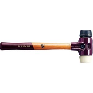 Erwin Halder Kg - halder Schonhammer simplex 60 mm, Gummi/Nylon