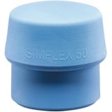 Halder Kunststofhamerkop | hoofd-d. 30 mm | TPE-soft blauw zacht | TPE-blauw, zacht | 1 stuk - 3201.030 3201.030