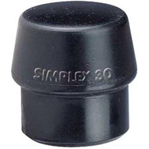 Simplex inzetstuk, rubberen compositie, zwart | D = 40 mm | 3202.040