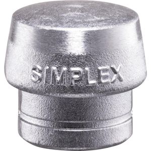 Halder Kunststofhamerkop | hoofd-d. 40 mm | zacht metaal zilver hard | 1 stuk - 3209.040 3209.040