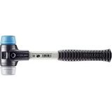 Halder - SIMPLEX-Schonhammer, TPE-soft / TPE-mid mit verstärktem Tempergussgehäuse und Fiberglasstiel D=40 mm 3713.040