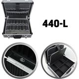 Gereedschapskoffer - Aluminium - Versterkte Uitvoering - Leeg - 45,5 x 35,5 x 16 cm