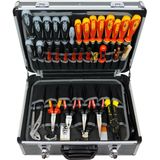 Gereedschapskoffer - Aluminium - Versterkte Uitvoering - Leeg - 45,5 x 35,5 x 16 cm