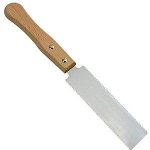 FAMEX 5512 Japanse zaag Ryoba Mini, 120mm, 22 TPI, Handzaag, houtzaag, fijne zaag, oorspronkelijk gemaakt in Japan