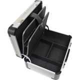 FAMEX 700-L aluminium gereedschapskoffer (leeg) met 2 pallets met 56 vakken