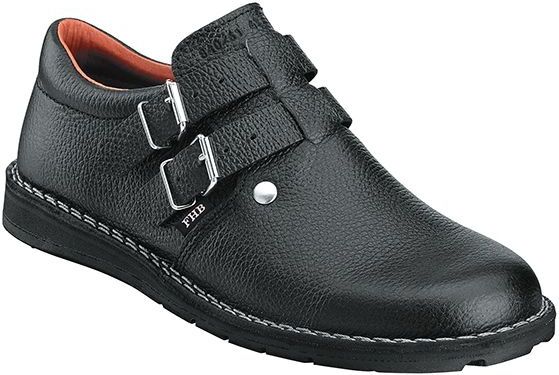 FHB - WILLI - Lage Dakdekkersschoen - Zwart - Rundleer - Varkensleer