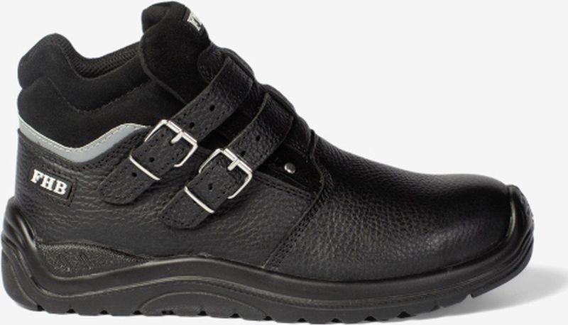FHB NORBERT S3 Laars met Gespen EN ISO 20345-S3 HRO 83960 - Zwart