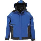 FHB Softshelljacke WALTER Größe L royal / schwarz - 78518-3620-L