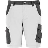Korte werkbroeken FHB THEO Bermuda (Twill) Wit/Antraciet