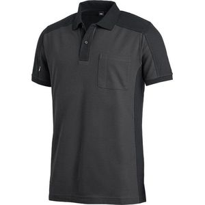 FHB KONRAD Poloshirt antraciet-zwart
