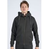 FHB - Jörg - Sweatjack - Imitatiebont - Met Capuchon