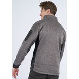 FHB Christoph Herenvest Tricotfleece Antraciet-Zwart maat S