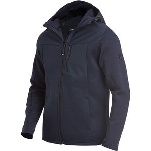 FHB Maximilian Hybrid-Softshell-Jack Marineblauw maat XS