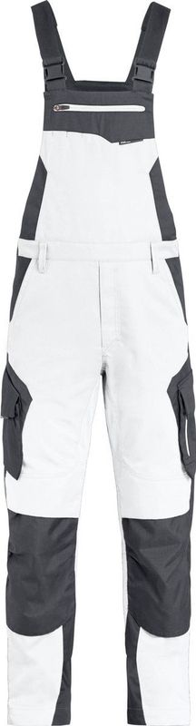 FHB PASCAL Tuinbroek, wit- antraciet