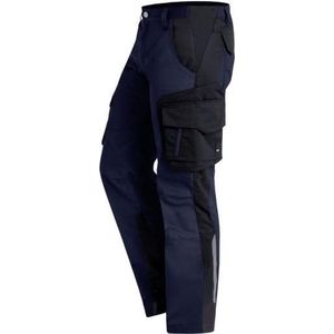 FHB Fabian Werkbroek Marineblauw-Zwart maat 42