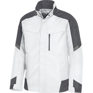 FHB LARS Werkjack winter, wit-antraciet,