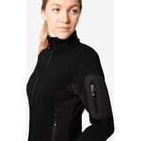 FHB Marieke Damesvest Tricotfleece Zwart maat XS