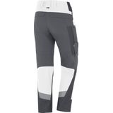 FHB MIO Werkbroek elastisch, wit-antraciet