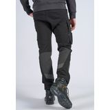 FHB MIO Werkbroek elastisch, wit-antraciet