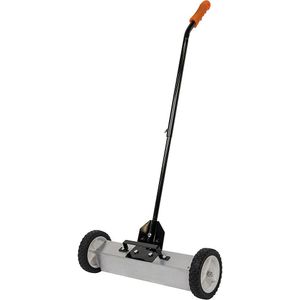 Magnetische bezem, ergonomisch, met traploos verstelbare steel, veegbreedte 450 mm, vanaf 5 stuks