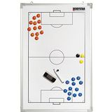 Derbystar Tactisch bord aluminium voetbal, 45 x 30 cm, 411100000, wit