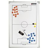 Derbystar Tactisch bord aluminium voetbal, 45 x 30 cm, 4111000000, wit