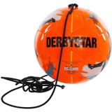 Derbystar Voetbal - Multikick - Trainingsbal voor Voetbal - Techniek Training - Duurzaam PU-materiaal - Hoge Zichtbaarheid - Blauw - Maat 5