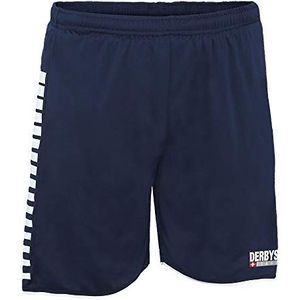 Derbystar Hyper broek, uniseks, wit, marineblauw, maat M