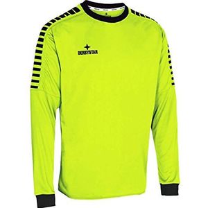 Derbystar Hyper keepersshirt voor kinderen, geel zwart, 152