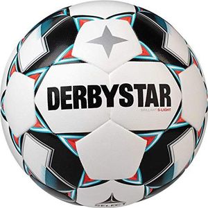 Derbystar Brilliant S-Light DB voetbal voor kinderen, wit/blauw/zwart, 3, 1027300162