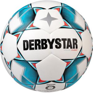 Derbystar 1027400162 Brillant S-Light DB kindervoetbal wit/blauw/zwart maat 4