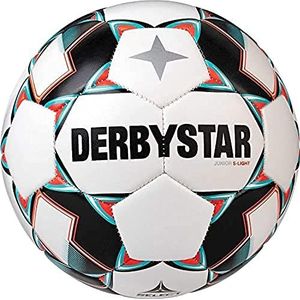Derbystar S-Light 1722500142 Voetbal voor kinderen, wit/groen/zwart, maat 5