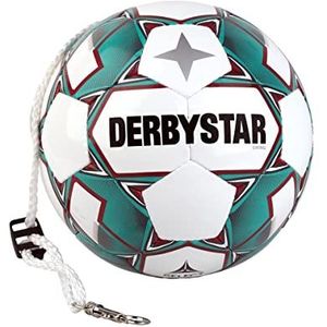 Derbystar Kinder Swing, 1075500139 Voetbal, Wit Rood Zilver, 5