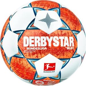 Derbystar Bundesliga Shiny APS wedstrijdbal 1806500021, uniseks voetballen, oranje, 5 EU