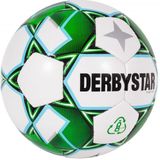 Derbystar Voetbal - Planet APS - Training- en Wedstrijdbal voor Voetbal - Handgestikte Bal - Duurzaam PU-materiaal - Hoge Zichtbaarheid - Wit - Maat 5