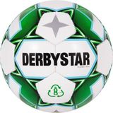 Derbystar Voetbal - Planet APS - Training- en Wedstrijdbal voor Voetbal - Handgestikte Bal - Duurzaam PU-materiaal - Hoge Zichtbaarheid - Wit - Maat 5