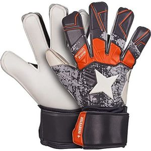 Derbystar Goalie keepershandschoenen grijs oranje 9