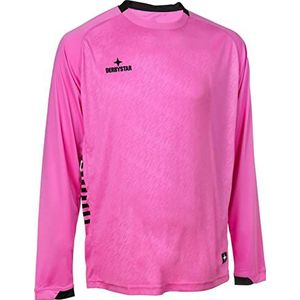 Derbystar T-shirt voor heren, Roze/Zwart