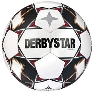 Derbystar Atmos Tt V22 Voetbal, wit/zwart/rood 5