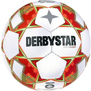 Derbystar Unisex Jeugd Atmos S-Light AG v23 Voetbal, wit oranje, 4