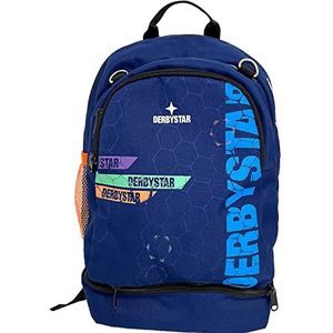 Derbystar Rugzak Kids Navy met balnet Blauw 15 liter