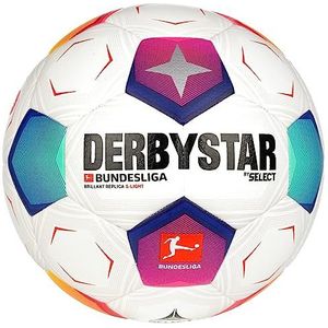 DERBYSTAR Bundesliga Shiny Replica S-Light v23 Unisex Tiener Voetbal Wit 3